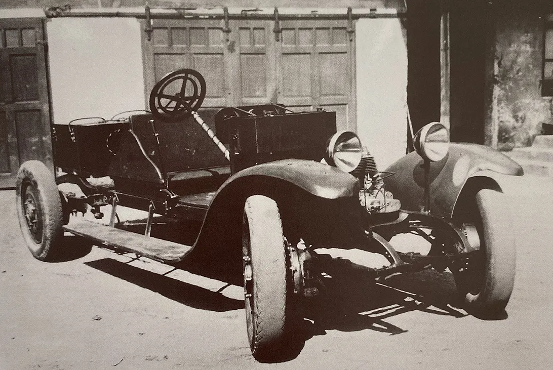 Sousedíkův hybridní elektromotor z roku 1927